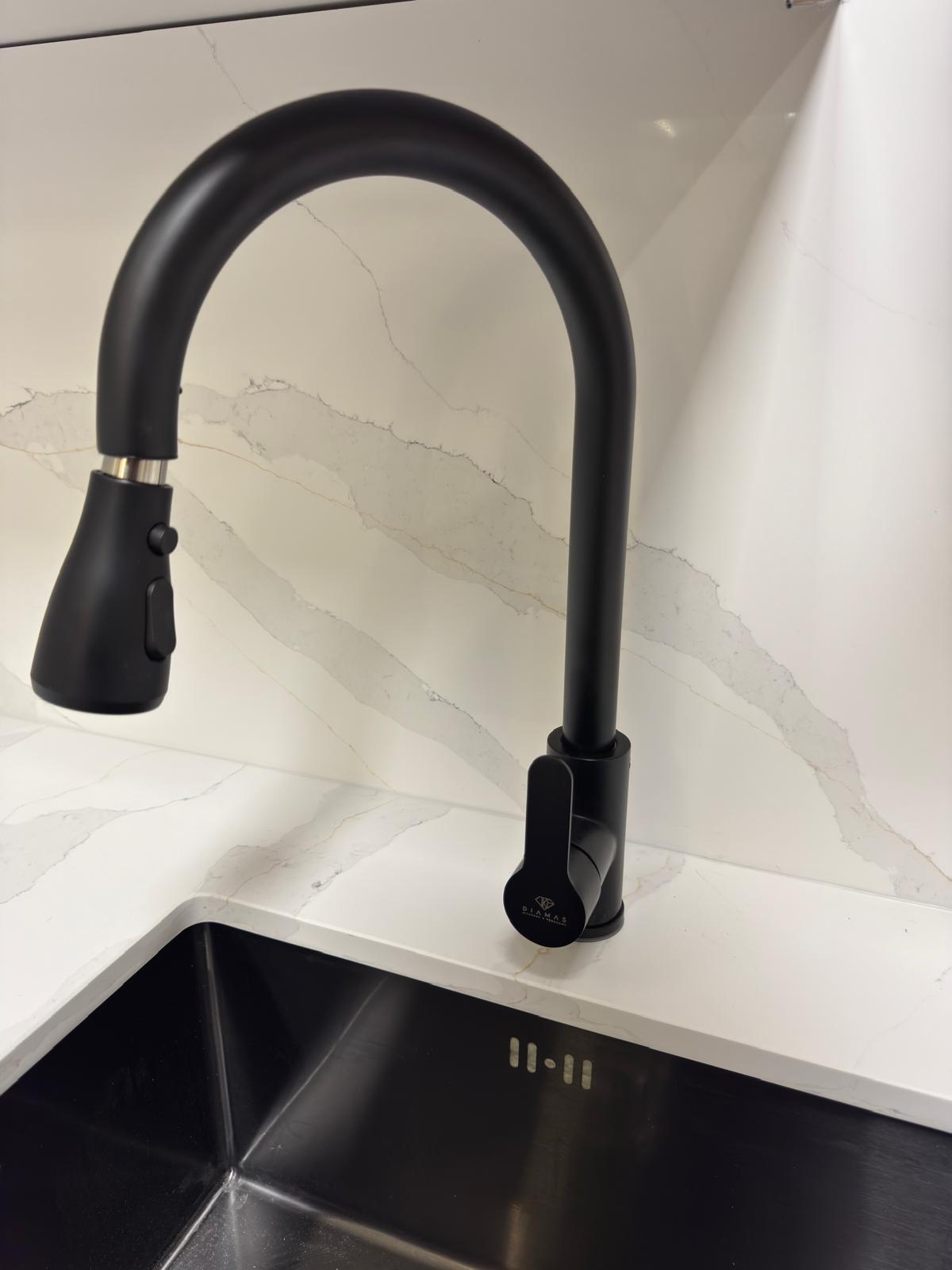 Diamas Raven Tap - Matte Black