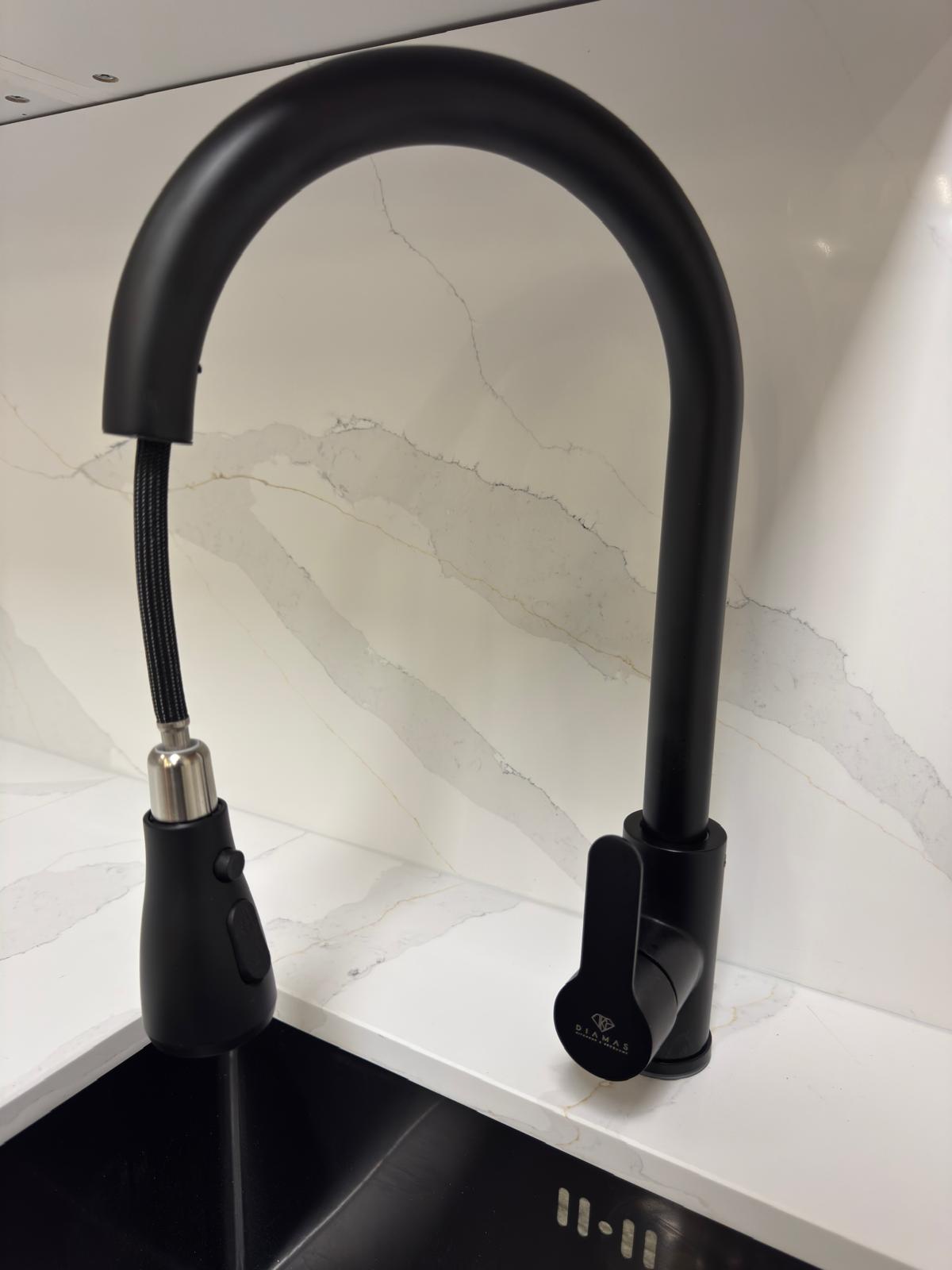 Diamas Raven Tap - Matte Black