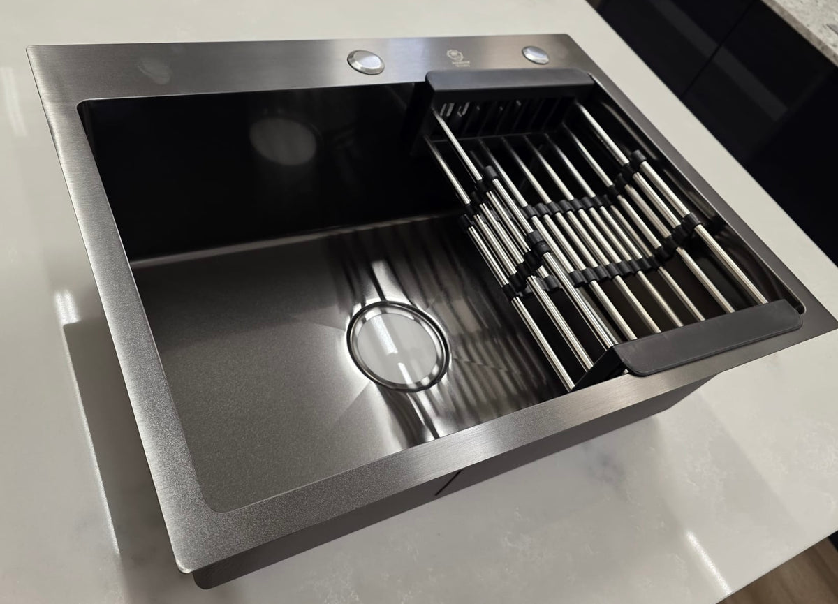Nano Black Topmount Sink