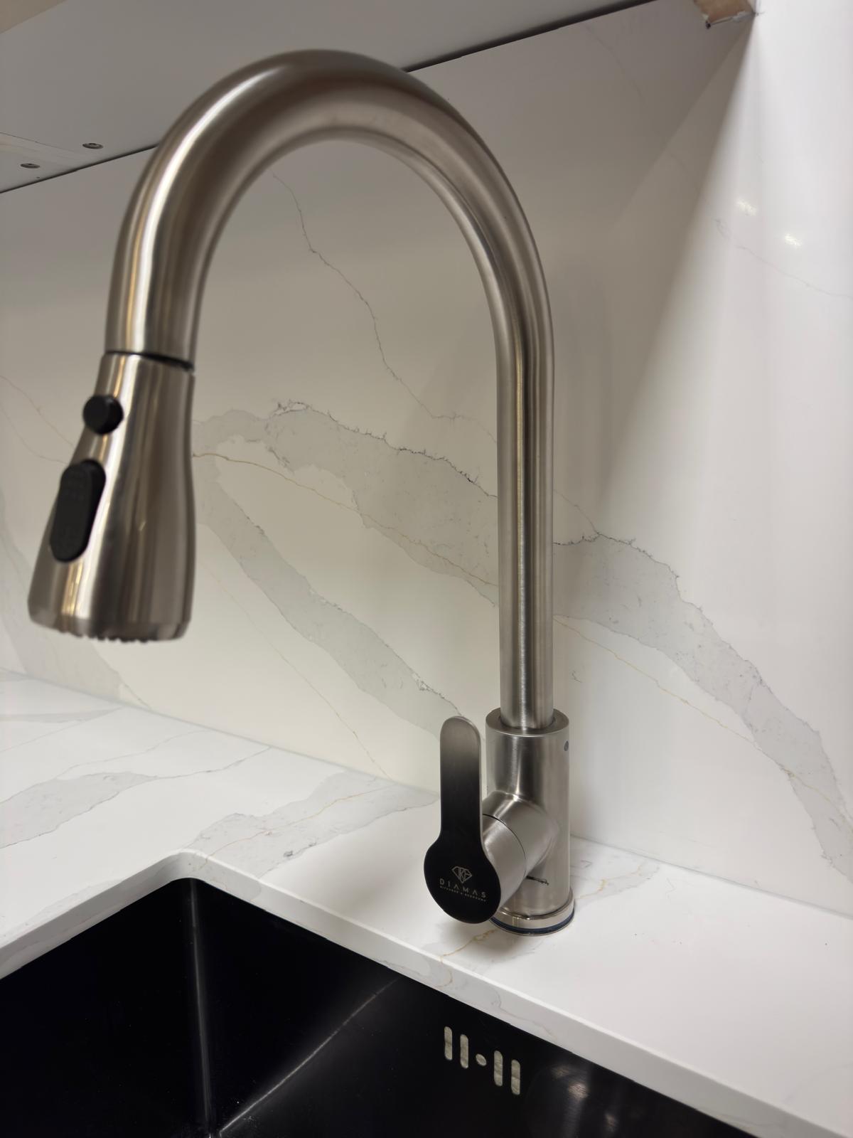 Diamas Raven Tap - Satin Chrome