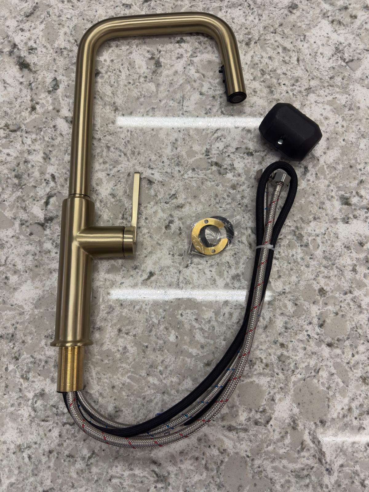 Diamas Quadrate Tap - Satin Gold