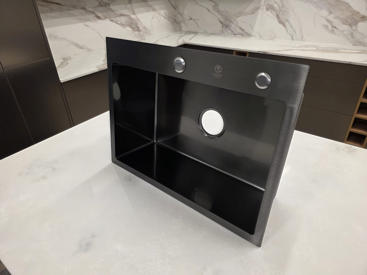 Nano Black Topmount Sink